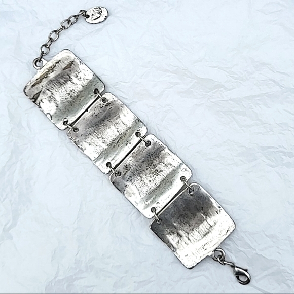 BIJULAND SILVER FOUR PANEL BRACELET - MADE IN TURKEY - Picture 4 of 8